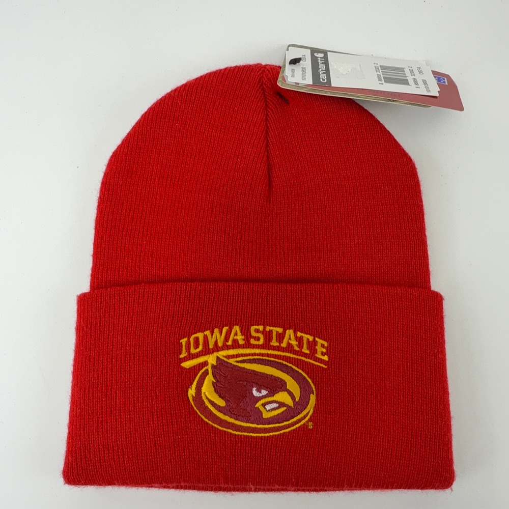 Carhartt Iowa State Cyclones College Series Red Beanie 2010s USA NWT NOS OSFA